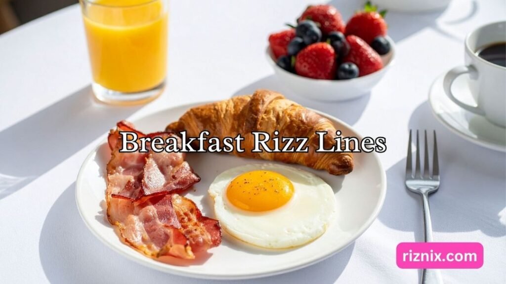 Breakfast Rizz Lines