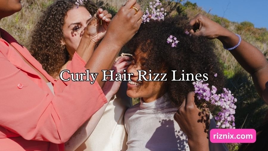 Curly Hair Rizz Lines